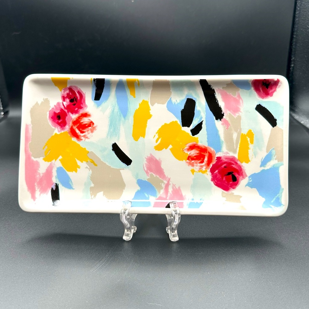 Like New - kate spade - paintball - ceramic vanity tray